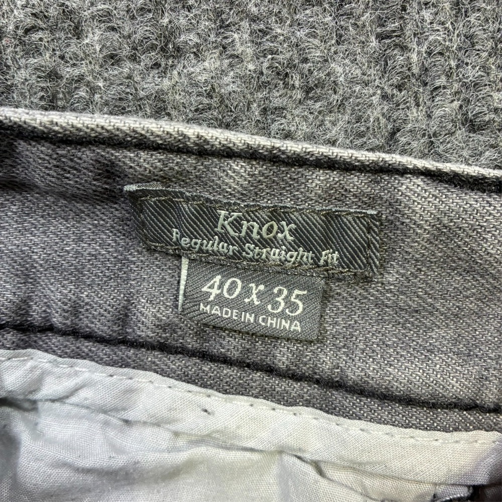 Cavi Knox Regular Straight Fit Jeans Mens Size 40x35 Gray Denim High Rise - Picture 4 of 16